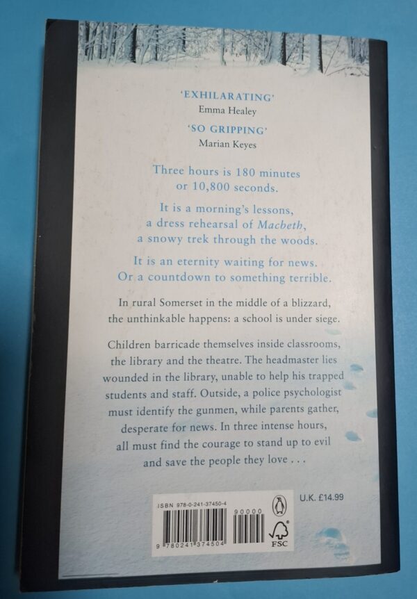 Three Hours – Rosamund Lupton secondhand book