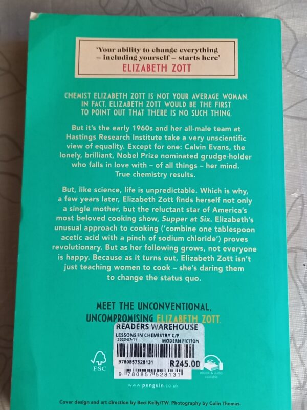 20260513_163130 Lessons in Chemistry – Bonnie Garmus secondhand book