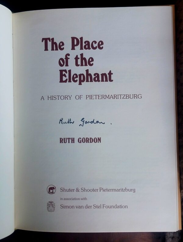 The Place Of The Elephant – Ruth Gordon secondhand book