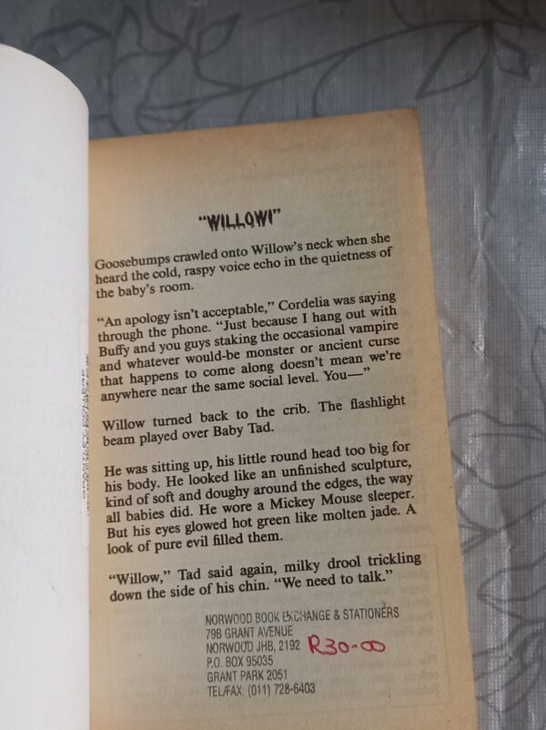 Buffy the Vampire Slayer: Unnatural Selection – Mel Odom secondhand book