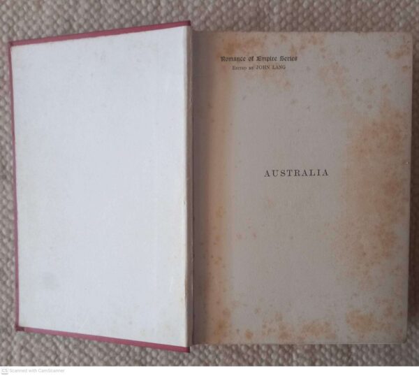 Australia — W. H. Lang secondhand book