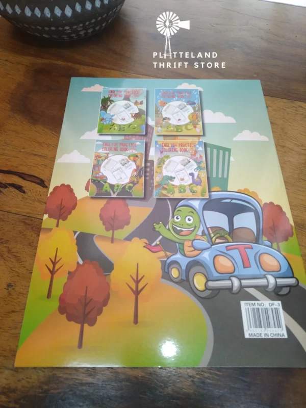 English Practice Coloring Book With Stickers secondhand book
