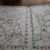 English Practice Coloring Book With Stickers secondhand book