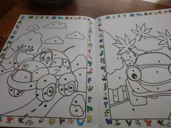 English Practice Coloring Book With Stickers secondhand book
