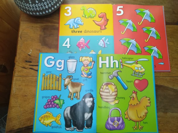 My First Picture Book Set: Alphabet & Numbers (2 Books) — Heather Kirk secondhand book