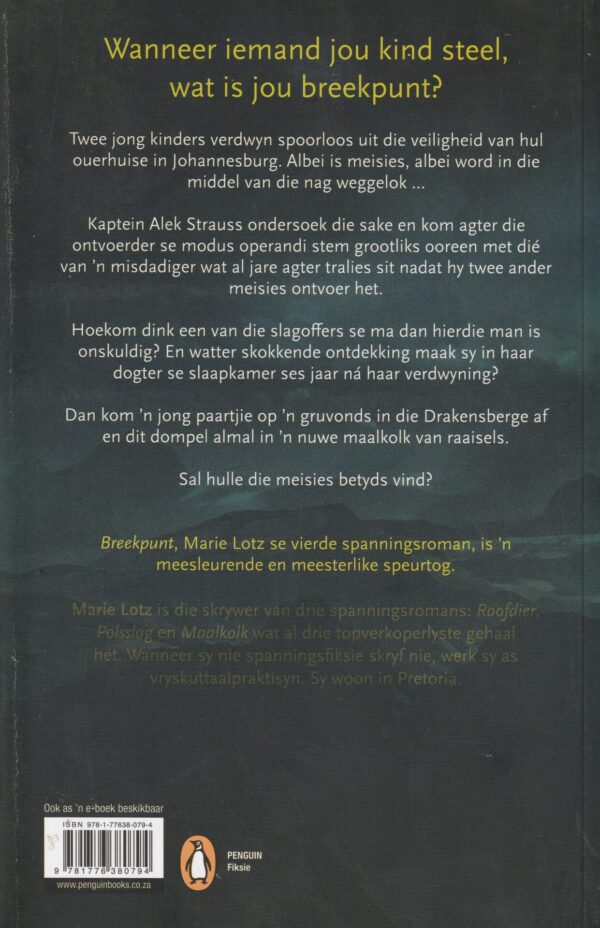 Breekpunt - agterblad Breekpunt – Marie Lotz secondhand book