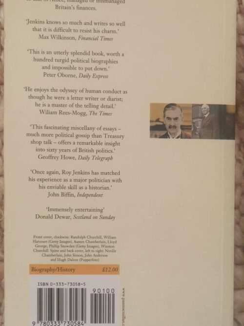 The Chancellors — Roy Jenkins secondhand book