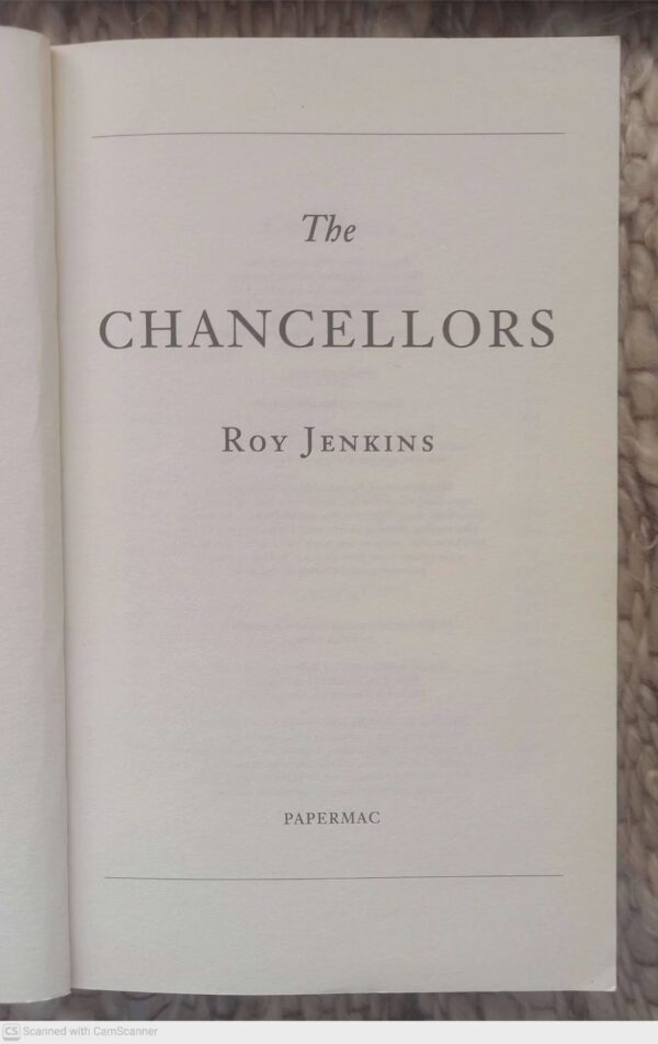 The Chancellors — Roy Jenkins secondhand book