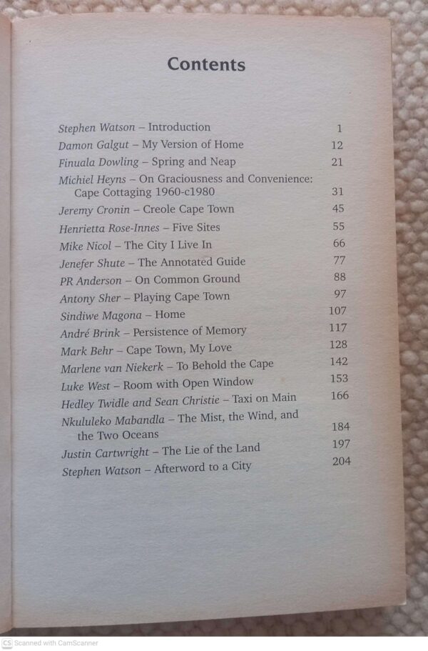 A City Imagined – Stephen Watson secondhand book