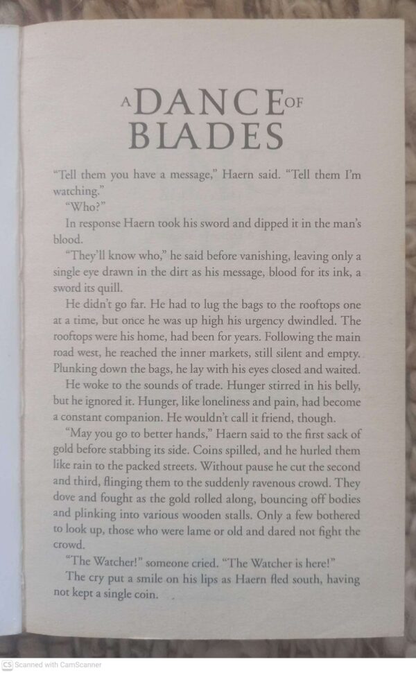Dance of Blades3 A Dance Of Blades — David Dalglish secondhand book