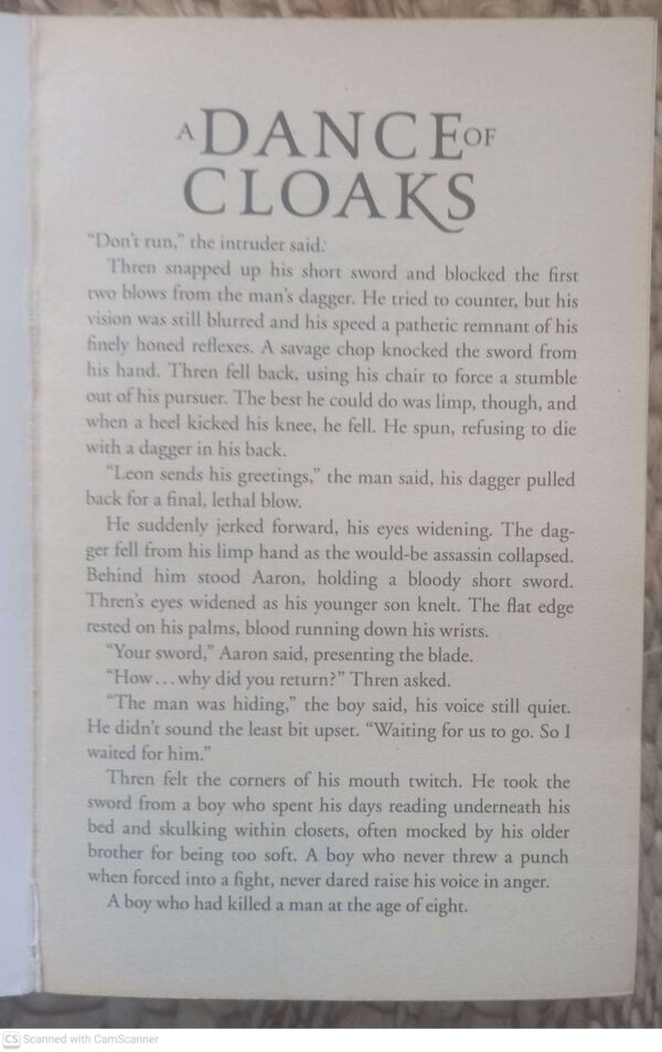 A Dance Of Cloaks — David Dalglish secondhand book