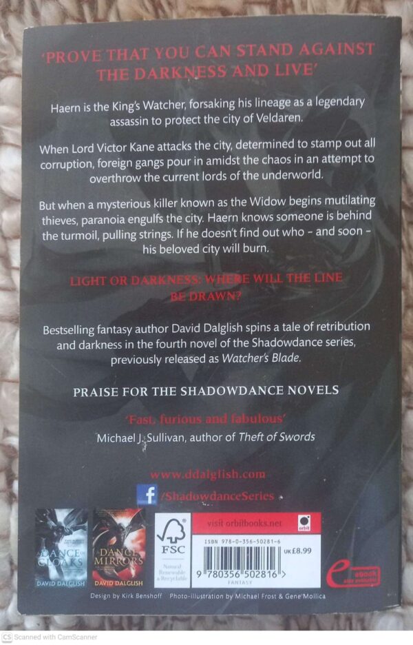 A Dance Of Shadows — David Dalglish secondhand book