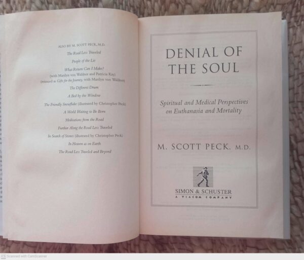 Denial Of The Soul — M. Scott Peck secondhand book
