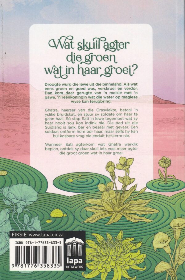 Die gawe van groen - agterblad Die Gawe Van Groen – Elmarie Dercksen secondhand book