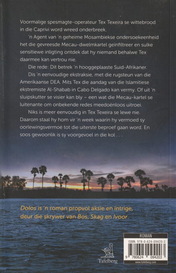 Dolos - agterblad Dolos – Jaco Wolmarans secondhand book