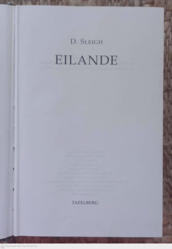 Eilande — Dan Sleigh secondhand book