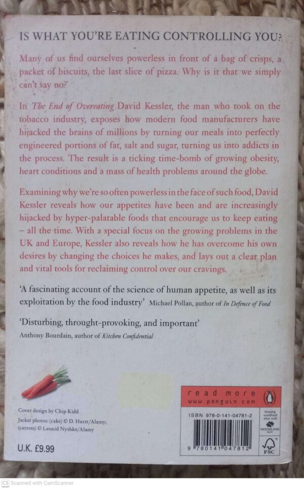 End of Overeating2 The End Of Overeating – David A. Kessler secondhand book