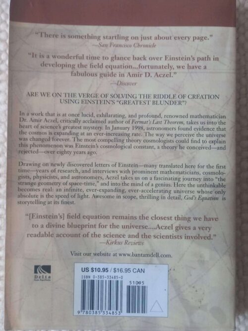 God’s Equation — Amir D. Aczel secondhand book