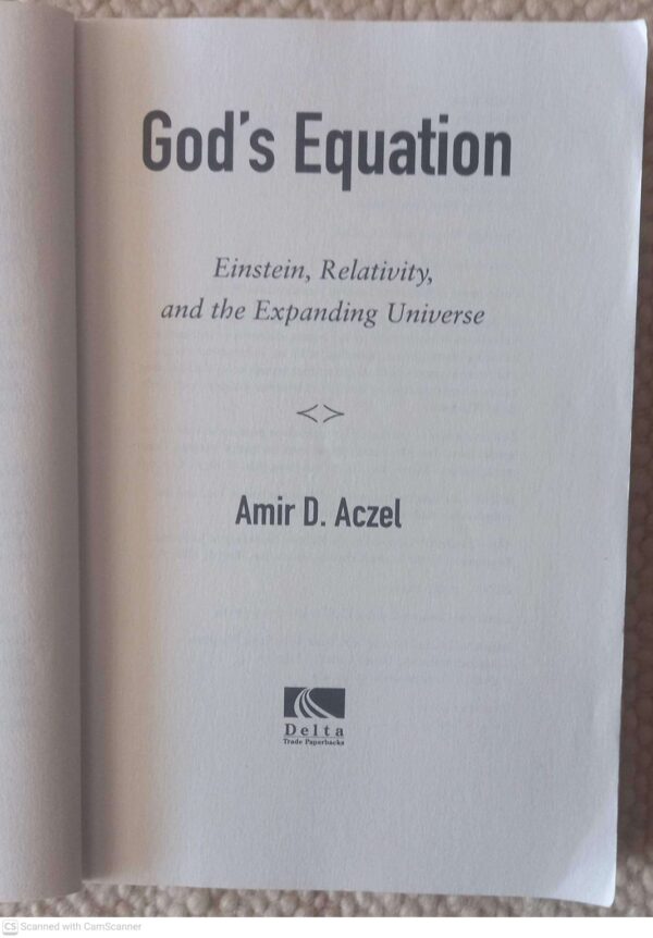 God’s Equation — Amir D. Aczel secondhand book
