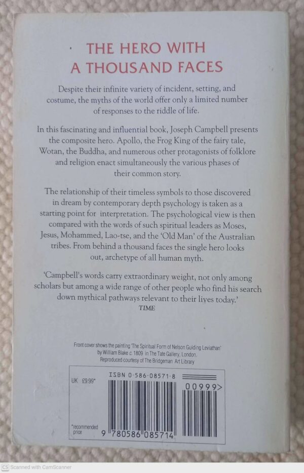 The Hero With A Thousand Faces — Joseph Campbell secondhand book