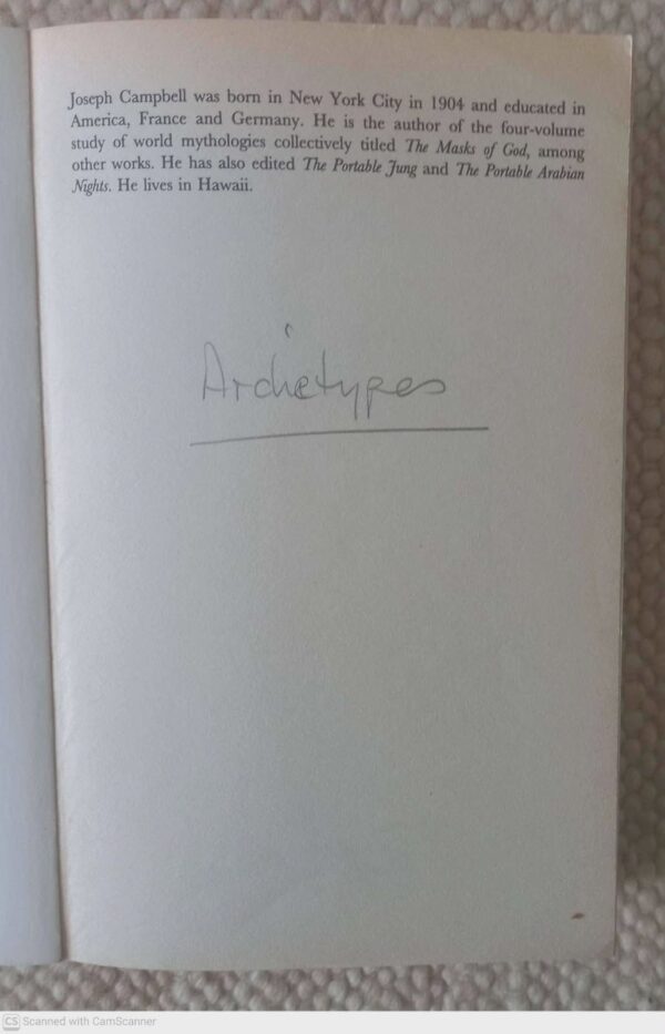 The Hero With A Thousand Faces — Joseph Campbell secondhand book
