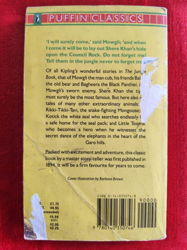The Jungle Book – Rudyard Kipling secondhand book
