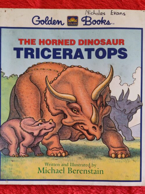 The Horned Dinosaur: Triceratops – Michael Berenstain secondhand book