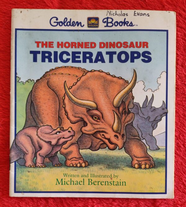 The Horned Dinosaur: Triceratops – Michael Berenstain secondhand book