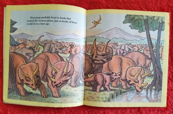 The Horned Dinosaur: Triceratops – Michael Berenstain secondhand book