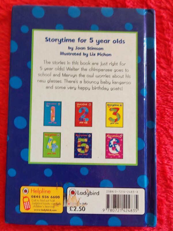 Storytime For 5 Year Olds – Joan Stimson secondhand book