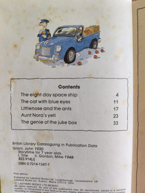 Storytime For 7 Year Olds – John Grant secondhand book