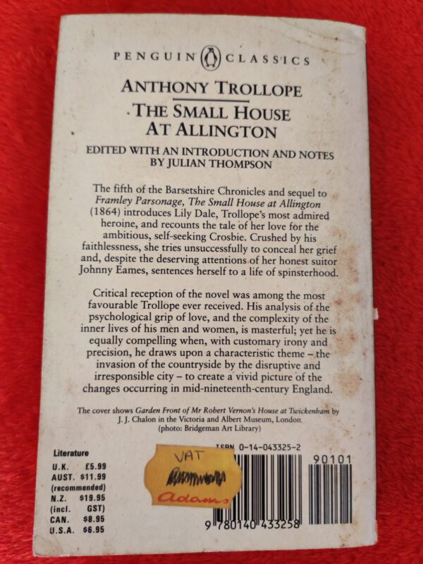 IMG_20260507_162409 The Small House At Arlington – Anthony Trollope secondhand book