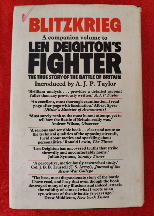 Blitzkrieg – Len Deighton secondhand book
