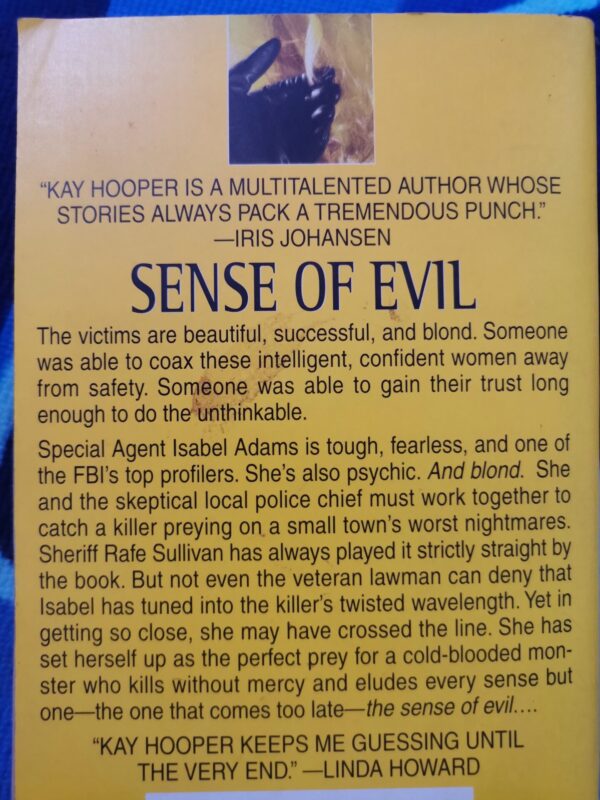 Sense Of Evil – Kay Hooper secondhand book