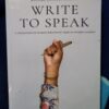 Write To Speak – Nozipho January-Bardill secondhand book