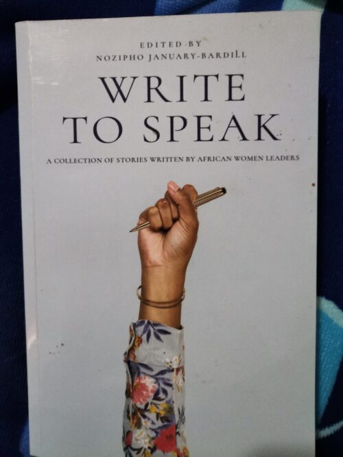 Write To Speak – Nozipho January-Bardill secondhand book