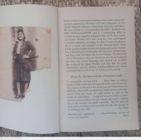 The Immortal Life Of Henrietta Lacks — Rebecca Skloot secondhand book