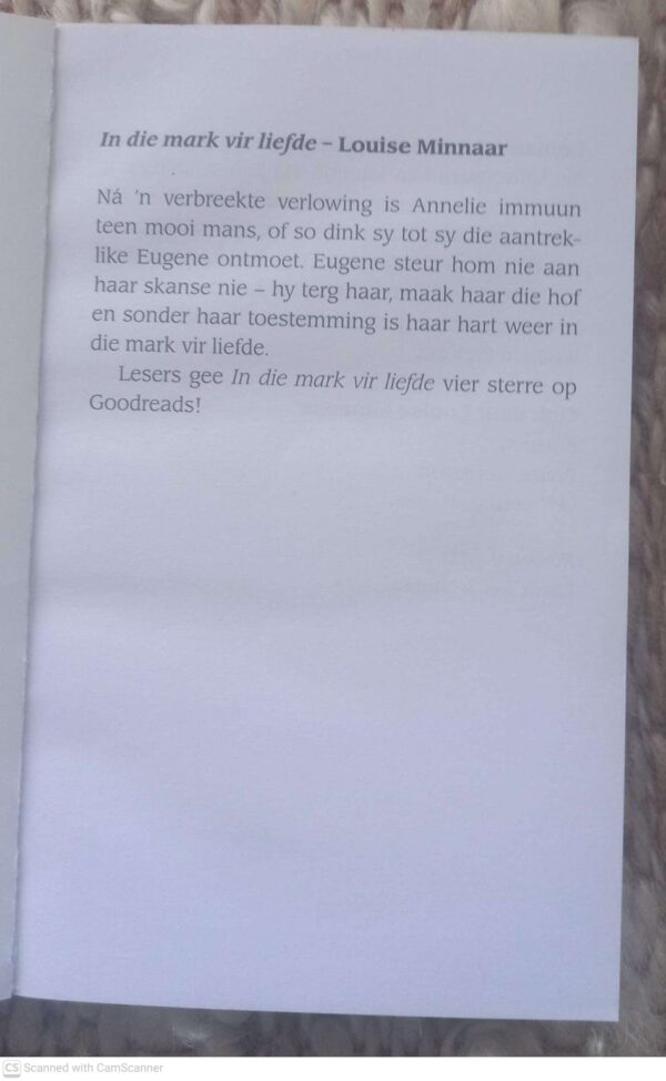 In Die Mark Vir Liefde — Louise Minnaar secondhand book