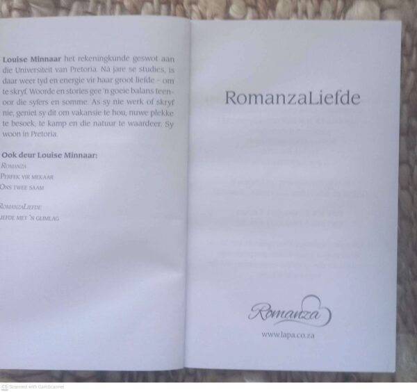 In Die Mark Vir Liefde — Louise Minnaar secondhand book