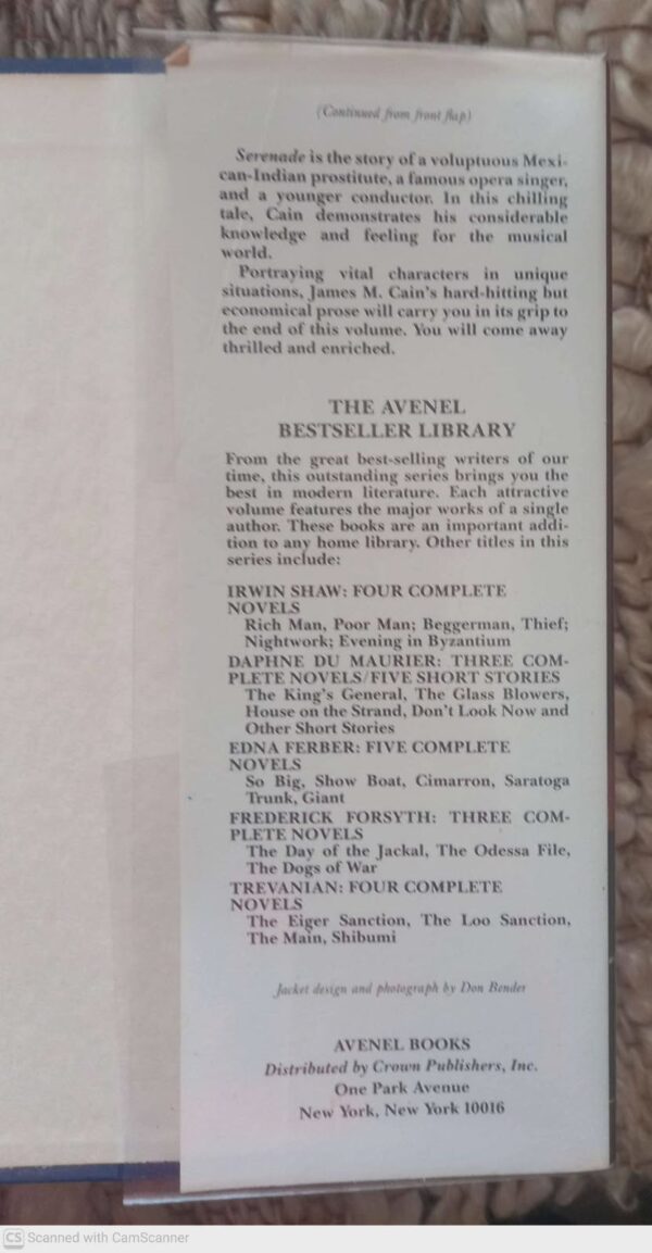 Four Complete Novels – James M Cain secondhand book