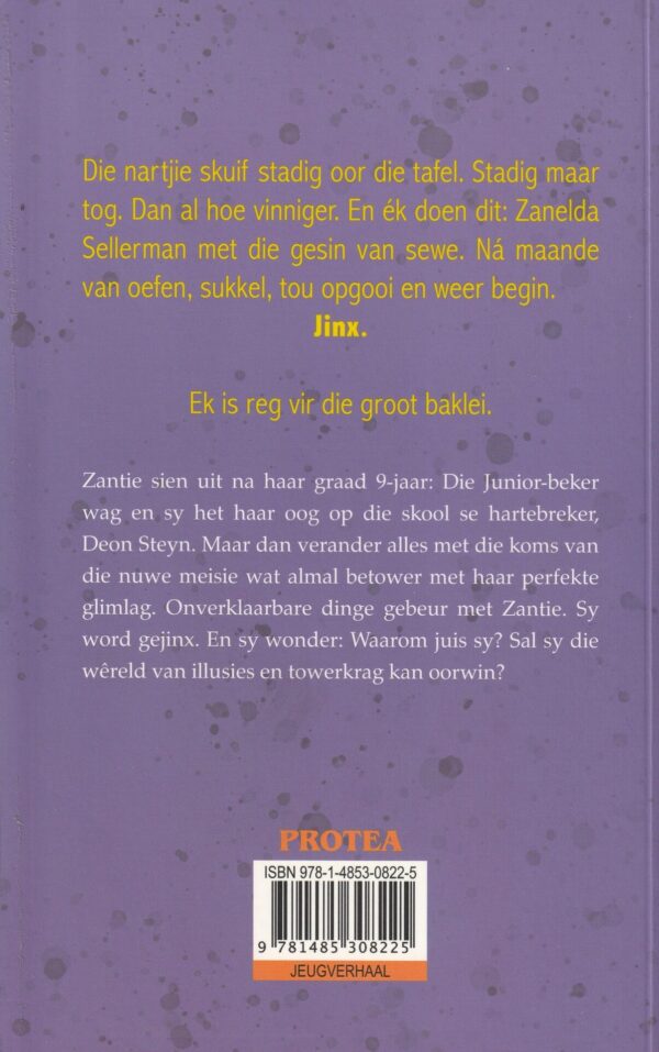 Jinx - agterblad Jinx – Celeste Slabber-Loriston secondhand book
