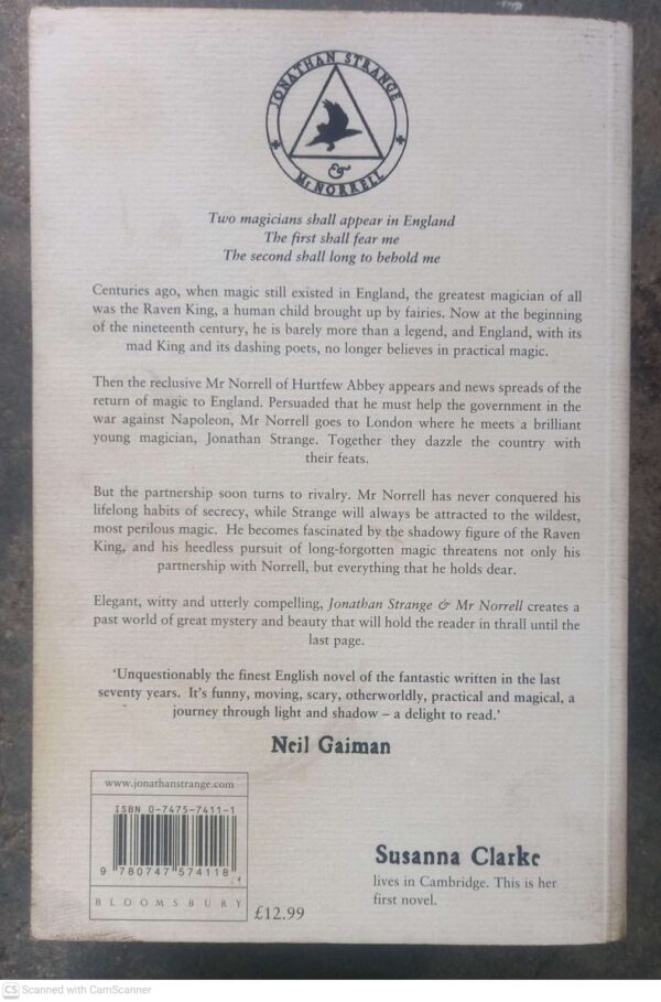 Jonathan Strange And Mr Norrell — Susanna Clarke secondhand book