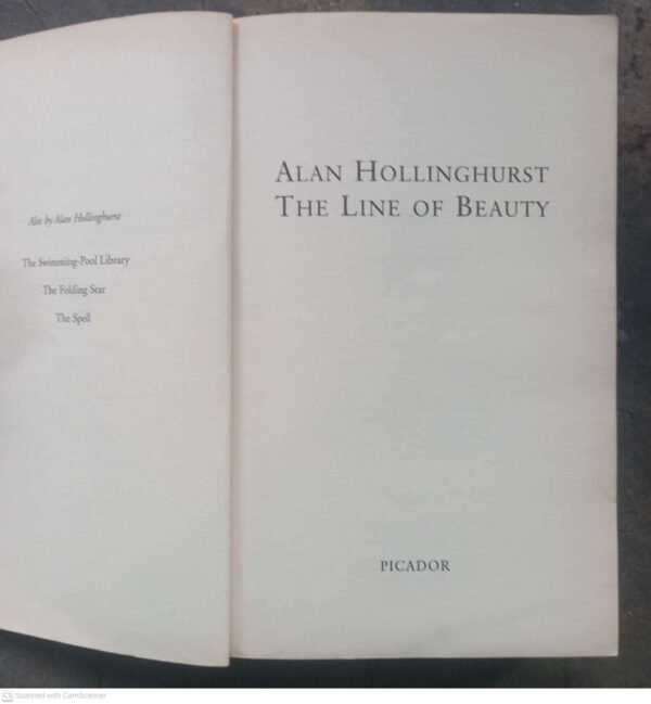 The Line Of Beauty — Alan Hollinghurst secondhand book