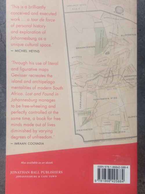 Lost And Found In Johannesburg — Mark Gevisser secondhand book