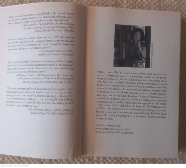 Marriage Rules — Harriet Lerner secondhand book