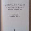 Marriage Rules — Harriet Lerner secondhand book