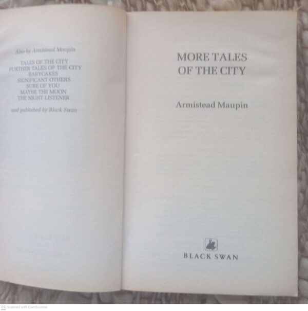 More Tales Of The City — Armistead Maupin secondhand book