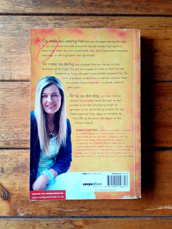 ORO1 Oros Vir Die Siel – Susan Coetzer secondhand book