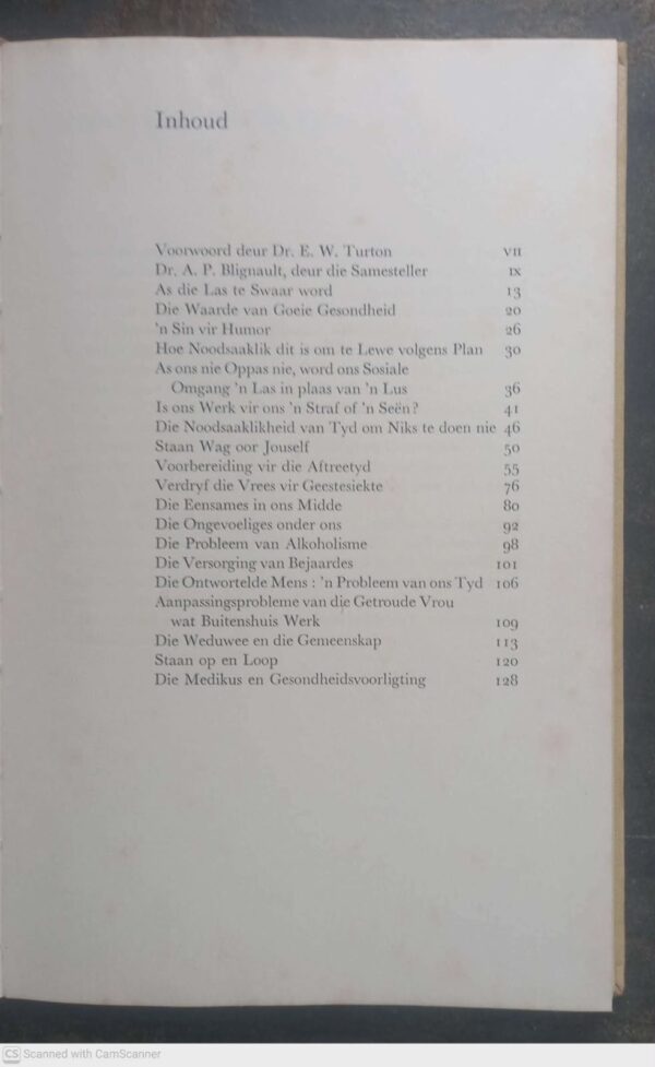 Op Soek Na Geluk — A. P. Blignault secondhand book