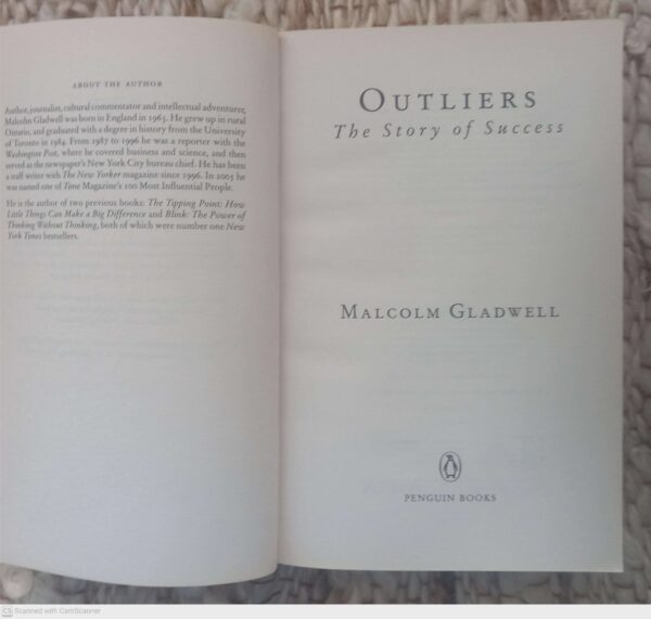 Outliers: The Story Of Success — Malcolm Gladwell secondhand book